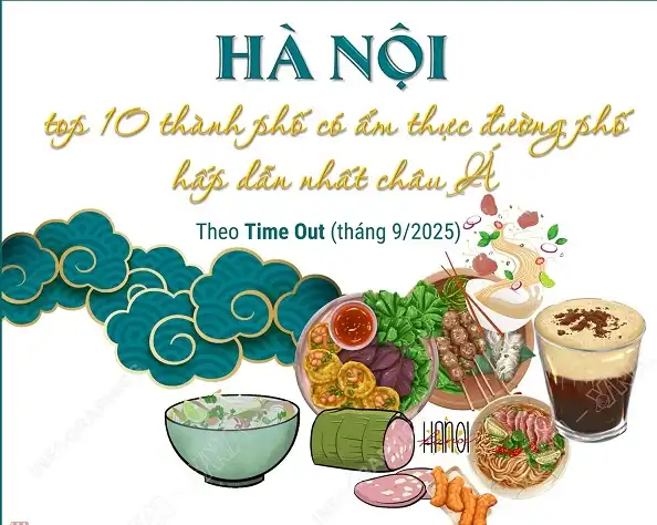 Hà Nội – top thành phố có ẩm thực đường phố hấp dẫn nhất châu Á