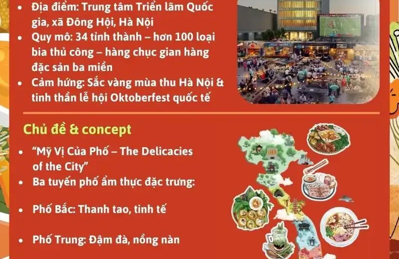 Lễ hội ẩm thực Thu Mỹ Vị: Lan tỏa tinh hoa ba miền