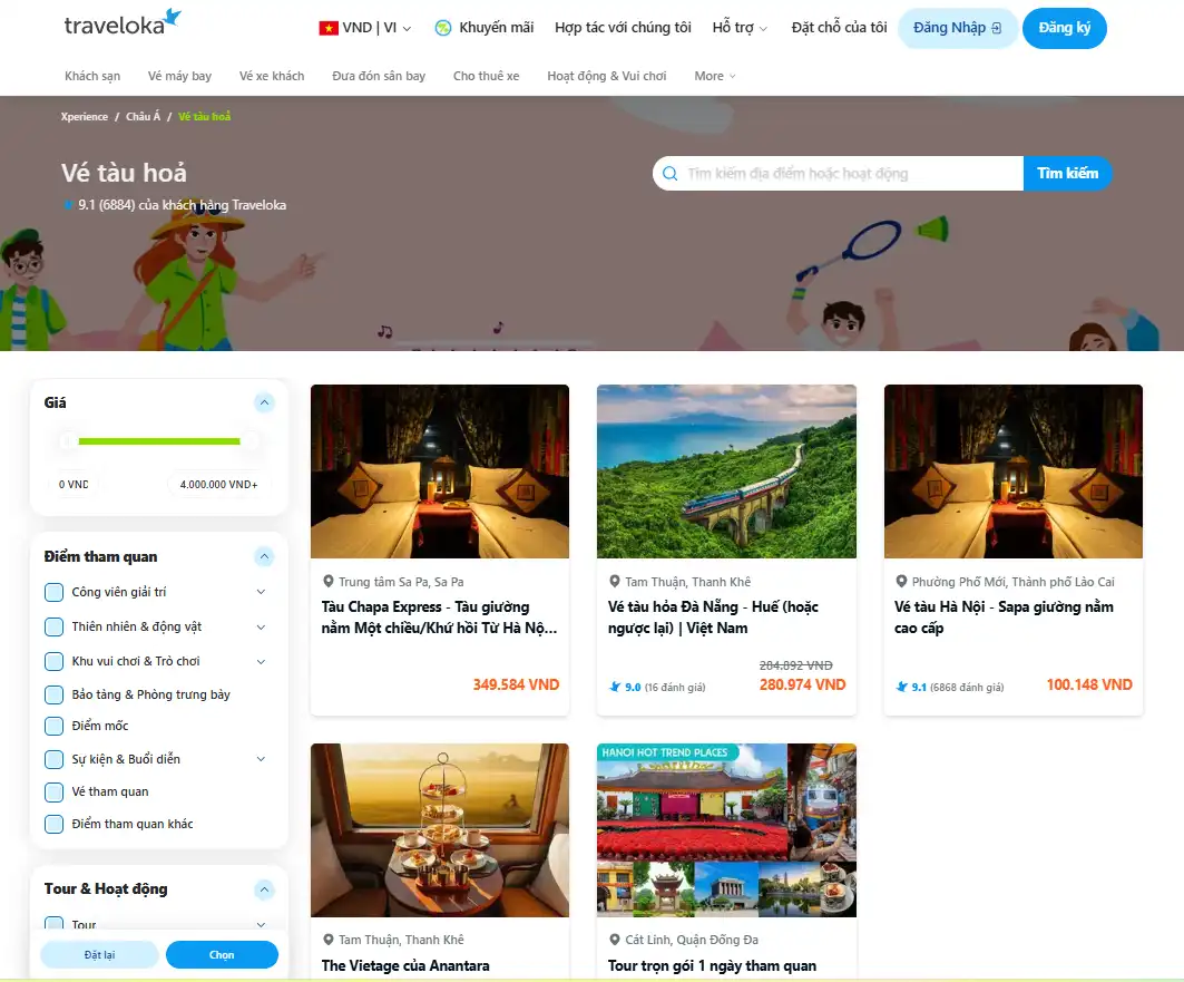Bí kíp săn combo vé Sapa giá cực "hời" trên Traveloka Chinh Phục Đỉnh Fansipan: Kinh Nghiệm Đặt Vé Tàu Lửa Và Vé Cáp Treo Sapa Từ A-Z